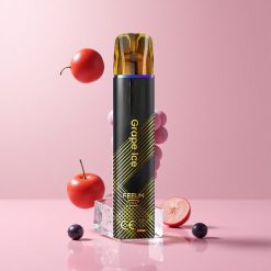 Grape Ice JNR Black&Golden 800 Puffs 550mAh TPD Disposable Vape
