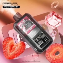 Moti Vape Cape Town | MOTI Go Pro Disposable Vape (5%, 12000 Puffs) Strawberry Icy VHR2D22