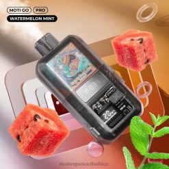 Moti Vape Pods South Africa | MOTI Go Pro Disposable Vape (5%, 12000 Puffs) Watermelon Mint VHR2D25