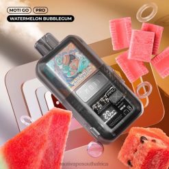 Moti Vape Price | MOTI Go Pro Disposable Vape (5%, 12000 Puffs) Watermelon Bubblegum VHR2D23