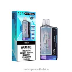 Moti Vape South Africa | MOTI Beast Pro Disposable Vape (5%, 10000 Puffs) Clear VHR2D41