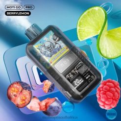 Moti Vape South Africa | MOTI Go Pro Disposable Vape (5%, 12000 Puffs) Berrylemon VHR2D11