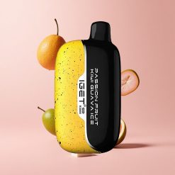 Passion Fruit Kiwi Guava Ice IGET Moon K5000 Disposable Vape Mesh Coil 1.35 Ohm