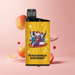 Peach Mango Raspberry IGET Bar 3500 Puffs 1400mAh Mesh Coil