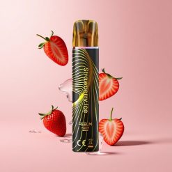 Strawberry Ice JNR Black&Golden 800 Puffs 550mAh Disposable Vape