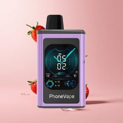 Strawberry Ice JNR PhoneVape 30000 Turbo App Disposable Vape
