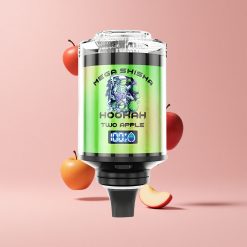 Two Apple JNR Mega Shisha 100K Desktop 2200mAh Airflow