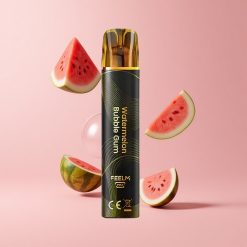 Watermelon Bubble Gum JNR Black&Golden 800 Puffs 550mAh Disposable Vape