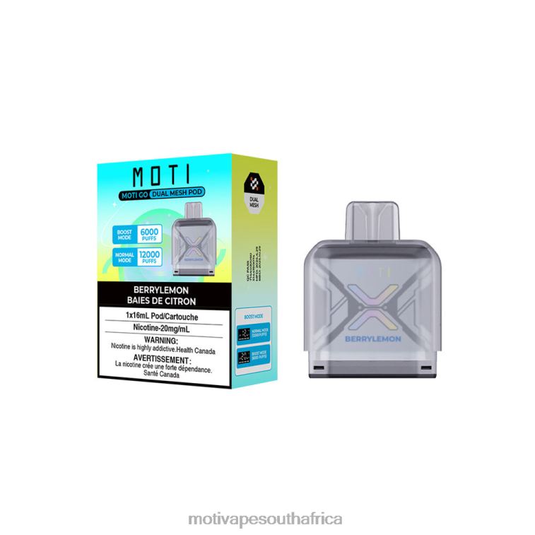 Moti Vape Amazon | MOTI Go Pro Disposable Pod Berry Lemon VHR2D90