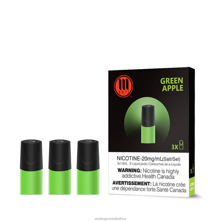 Moti Vape Price | MOTI Classic Pods Green Apple VHR2D103