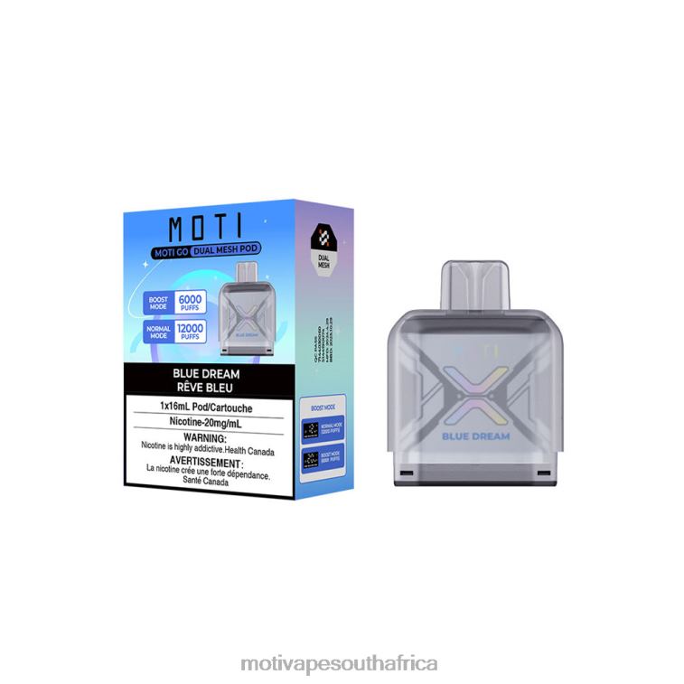 Moti Vape Price | MOTI Go Pro Disposable Pod Blue Dream VHR2D93