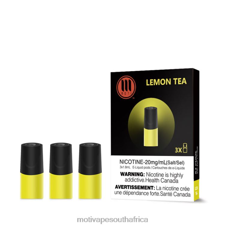 Moti Vape South Africa | MOTI Classic Pods Lemon Tea VHR2D101